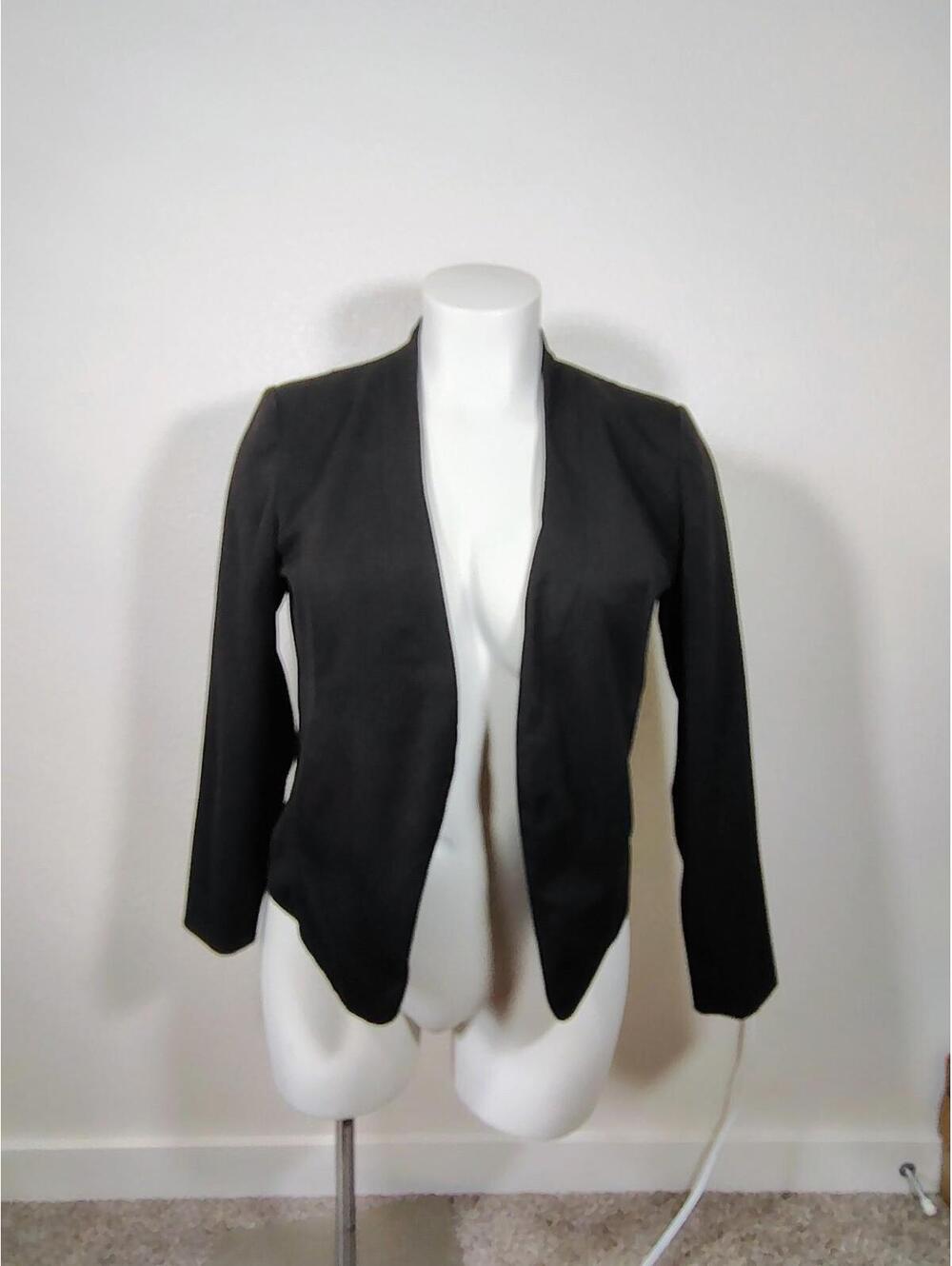 Apt 9 Women Black Blazer Sz XL Academia Professional Business Open classic